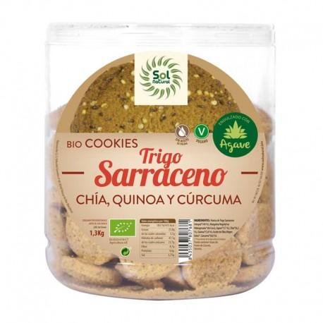 bote galletas trigo sarraceno chia quinoa curcuma bio