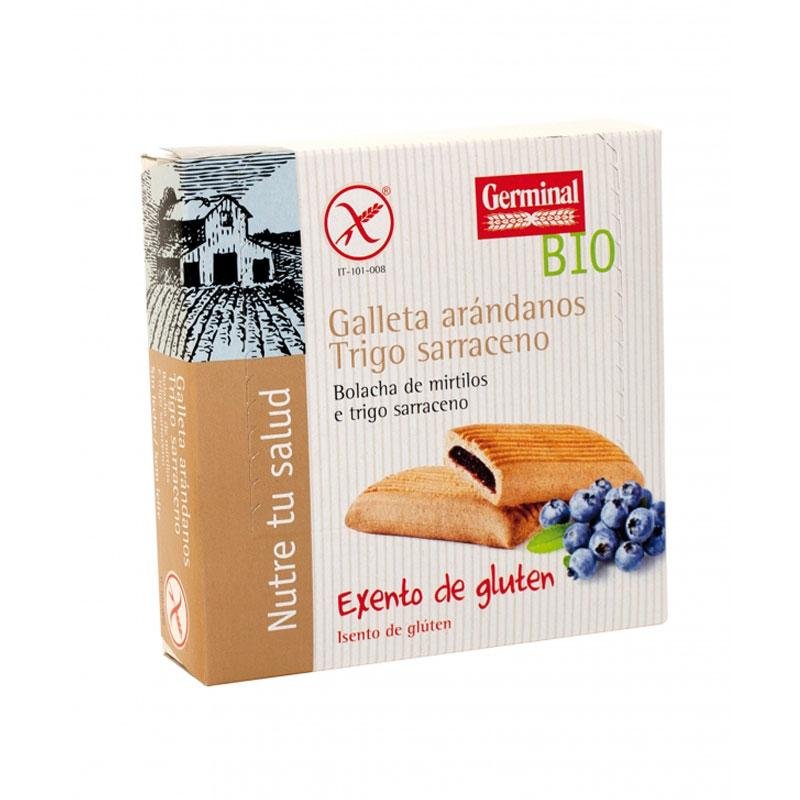 galletas de trigo sarraceno con arandanos sin gluten bio 200 g germinal 1