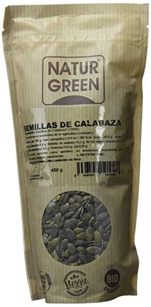 semillas calabaza bio 450 g naturgreen 001503