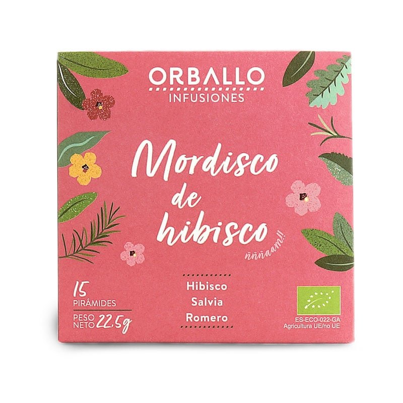 INFUSION MORDISCO DE HIBISCO 15 BOLSITAS ORBALLO